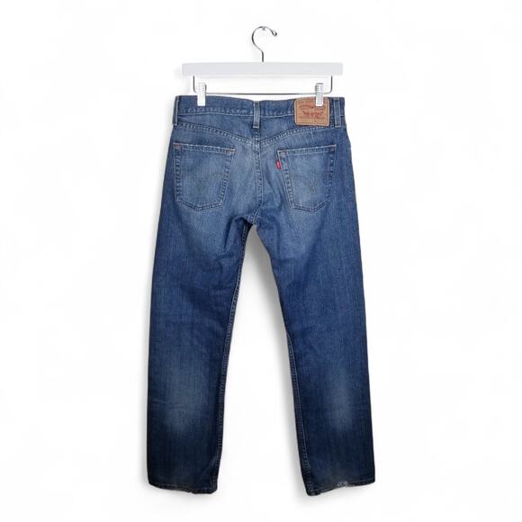 LEVI'S 514 Jeans Slim Straight Zip Fly 2008 Made In Mexico STAINED W30 L30 - Picture 7 of 13